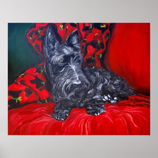 Póster Haggis the Scottish Terrier (Frente)