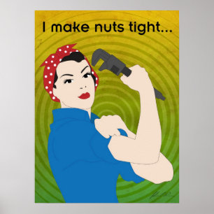Póster Hago apretado nuts…
