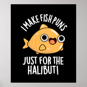 Póster Hago Castigos De Pescado Sólo Para El Pun Gracioso