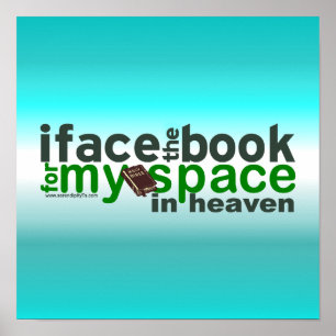 Póster Hago frente al libro para Myspace