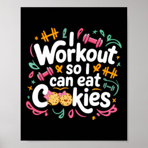 Póster Hago La Preparación Para Comer Un Gimnasio De Cook