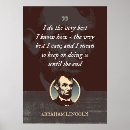 Póster Hago lo mejor que sé