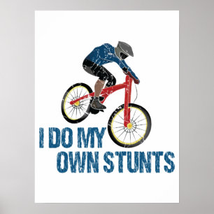 Póster Hago mi propia cosecha en bicicleta de montaña