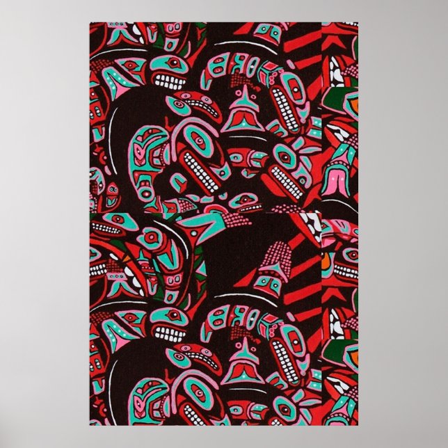 PÓSTER HAIDA KILLER WHALES (Frente)