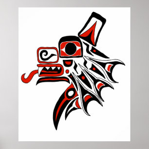 Póster haida wolf 2012