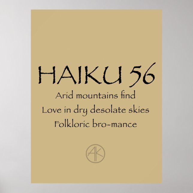 PÓSTER HAIKU 56 (Frente)