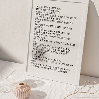 Póster Hail, Poster de la Santa Reina