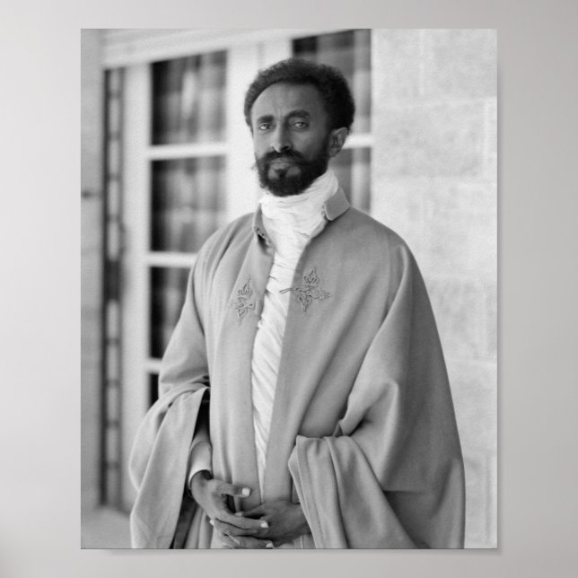 Póster Haile Selassie Leon Rasta Solomon Jah Rastafari (Frente)