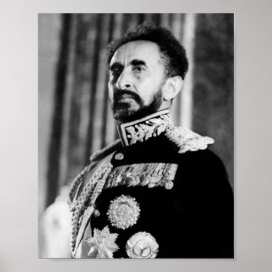 Póster Haile Selassie Leon Rasta Solomon Jah Rastafari