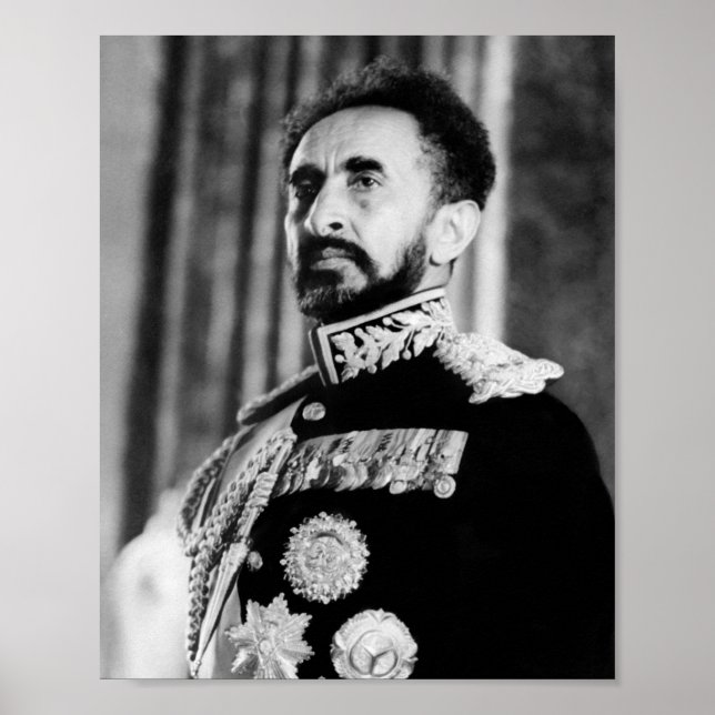 Póster Haile Selassie Leon Rasta Solomon Jah Rastafari (Frente)