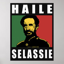 Póster Haile Selassie Leon Rasta Solomon Jah Rastafari