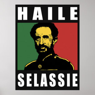 Póster Haile Selassie Leon Rasta Solomon Jah Rastafari