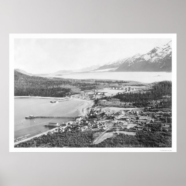 Póster Haines Alaska Fort Seward 1912 (Frente)