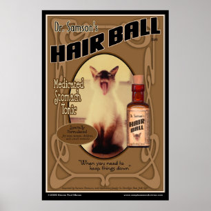 Póster Hair Ball Tonic poster