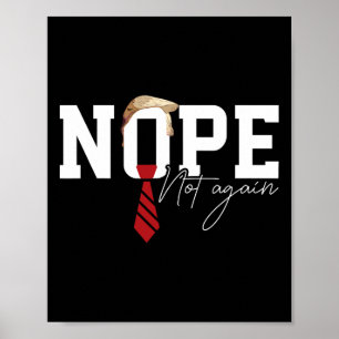 Póster Hair Gracioso Trump Camisas Humor político No Ag