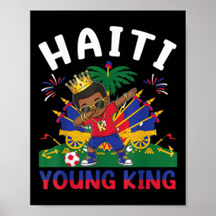 Póster Haití: El Día de la Bandera Haitiana del Joven Rey