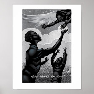 Póster Haití necesita un ángel