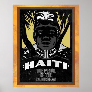 Póster HAITI The Pearl of the Caribbean Poster