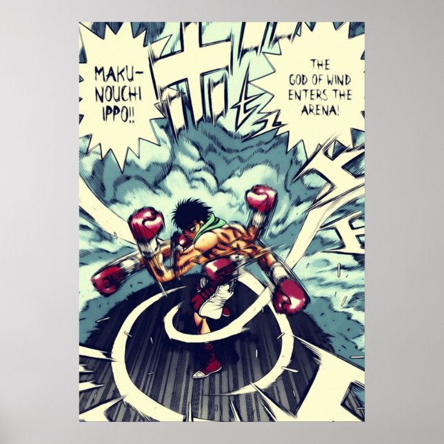 Póster Hajime no Ippo Dios del Viento (Frente)