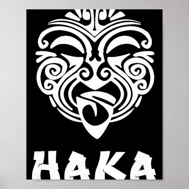 Póster Haka New Zealand Rugby Fans Maori Haka Dance  (Frente)