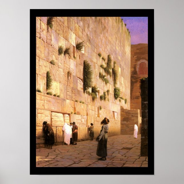 Póster HaKotel by Jean-LéonGérôme - Circa Late 1800s (Frente)