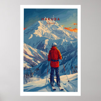 Póster Hakuba Ski Poster 1