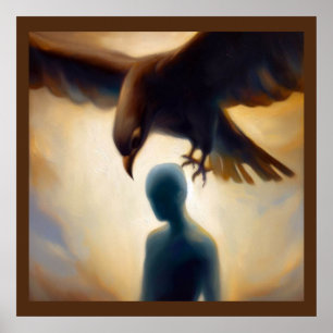 Póster Halcón Animal Espiritual 2