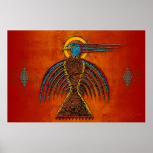 Póster Halcón del cielo