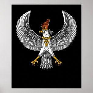 Póster Halcón Egipcio Dios Horus