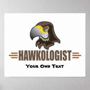 Póster Halcon Humorístico Halcones