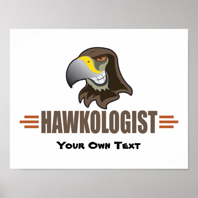 Póster Halcon Humorístico Halcones (Frente)
