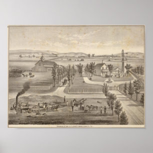 Póster Haley res, granja