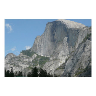 Póster Half Dome de lado en el Parque Nacional Yosemite