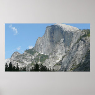 Póster Half Dome de lado en el Parque Nacional Yosemite