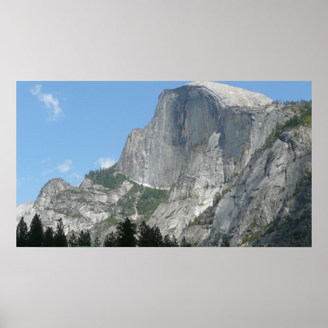 Póster Half Dome de lado en el Parque Nacional Yosemite (Frente)