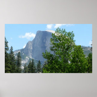 Póster Half Dome en verano desde el Parque Nacional Yosem