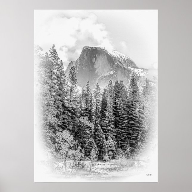 Póster Half Dome in Winter (Frente)