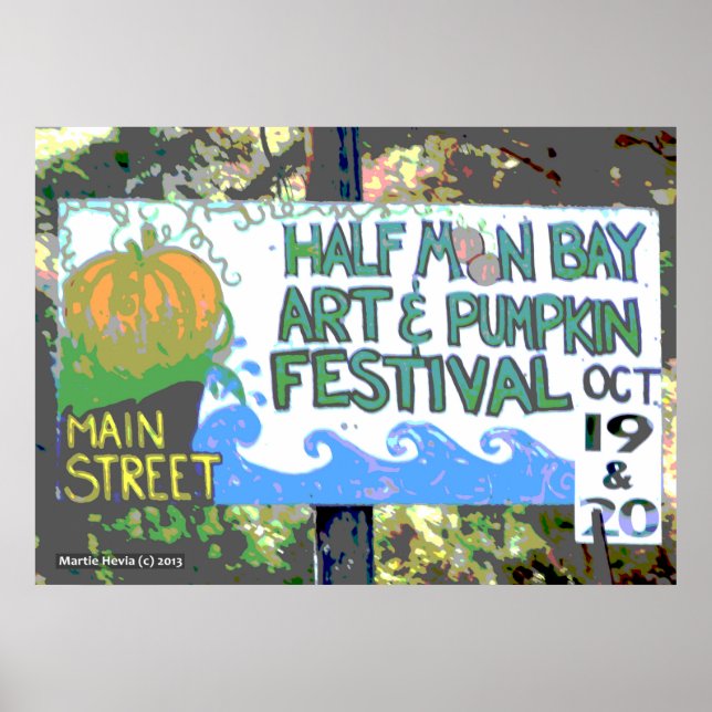 Póster Half Moon Bay Art & Pumpkin Festival II (Frente)