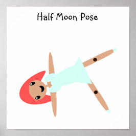 Póster Half Moon Pose
