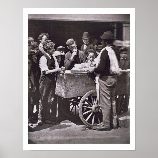 Póster Half Penny Ices, de 'Street Life in London', 187 (Frente)