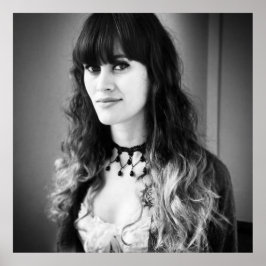 Póster HalfAngel66 Blanco y negro