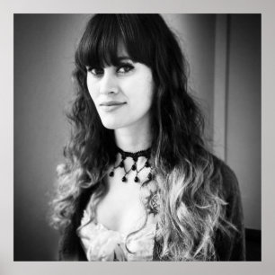 Póster HalfAngel66 Blanco y negro