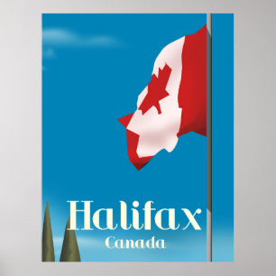 Póster Halifax Canada Travel poster