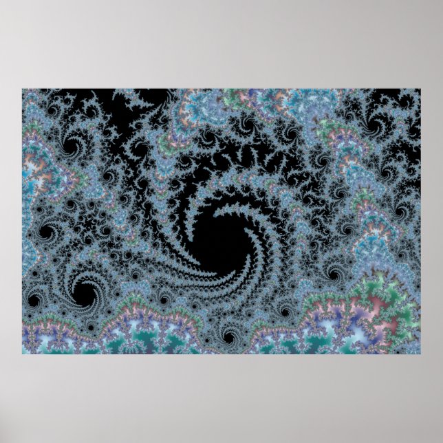Póster Hall of Swirls - Poster Fractal (Frente)