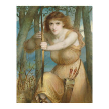 Hallé Cacería de arqueras en el bosque