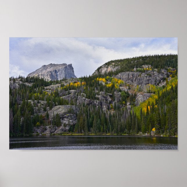 Póster Hallett Peak, Parque Nacional de las Montañas Roco (Frente)