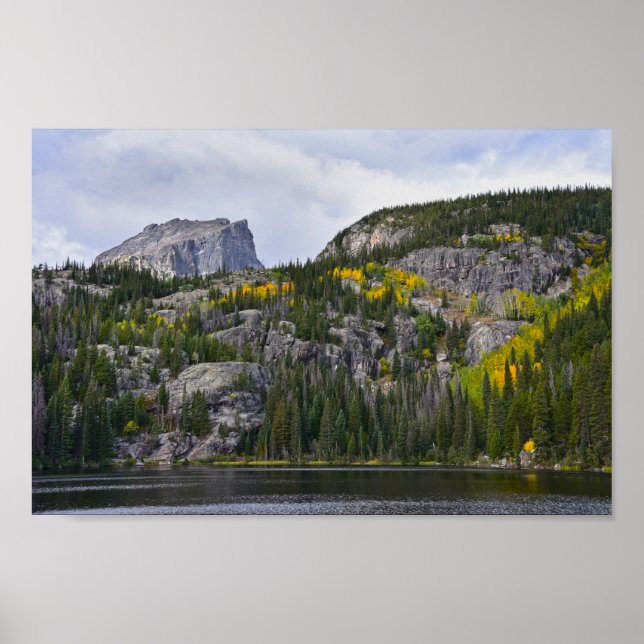 Póster Hallett Peak, Parque Nacional de las Montañas Roco (Frente)