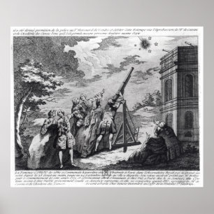 Póster Halley's Comet Observed in 1759 by Cassini III