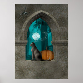 Póster Hallow window poster