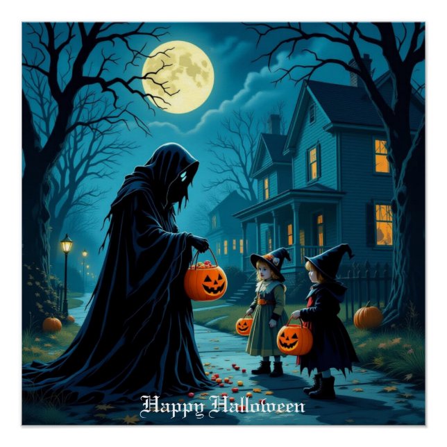 Póster Halloween (Anverso)